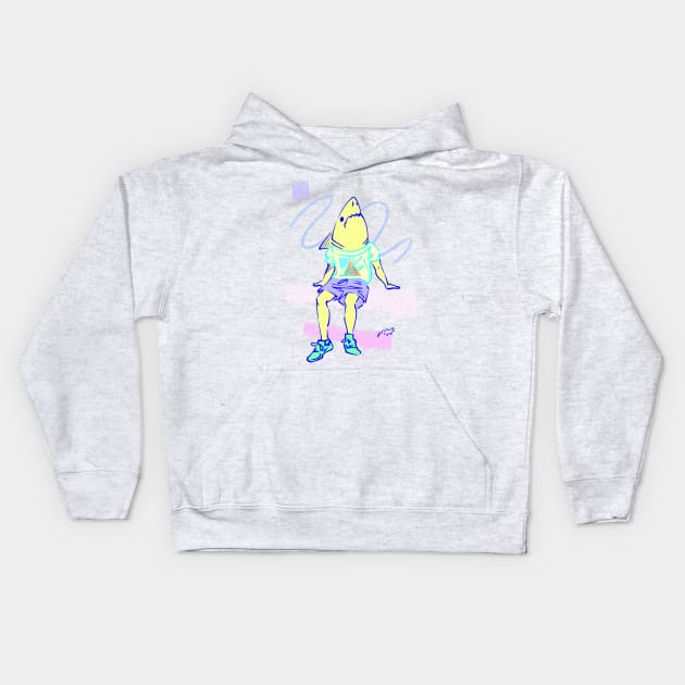 Feeling The Breeze Kids Hoodie by rapidpunches